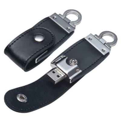 Clé USB cuir avec anneau pour clef Masto