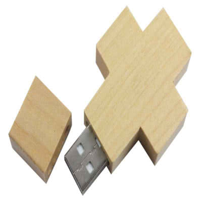 Clé USB JumpDrive Croix en bois