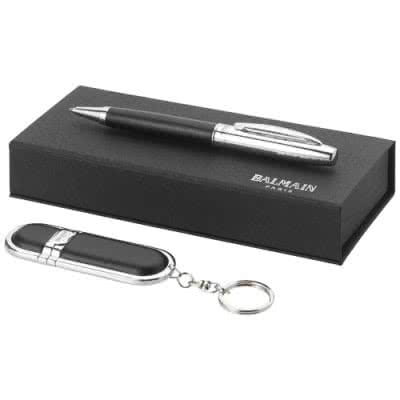 Parure stylo - clé USB Qunant