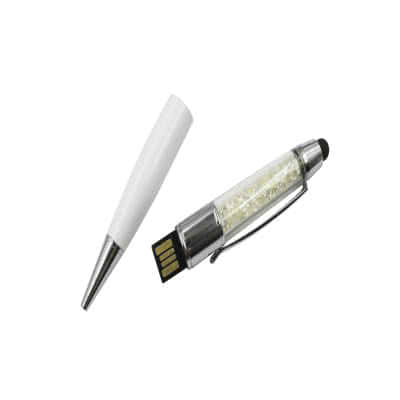 Clé USB stylo transparent Peggy