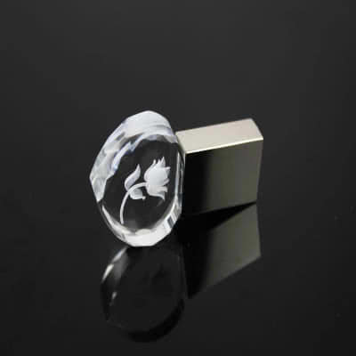 Clé USB goutte transparente Werre