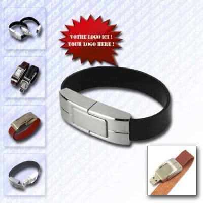 Clé USB bracelet cuir Wyntore