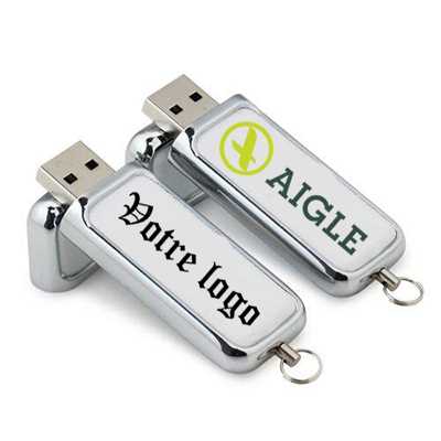 MINI CLE USB AVEC ETUI SIMILI CUIR PUBLICITAIRE