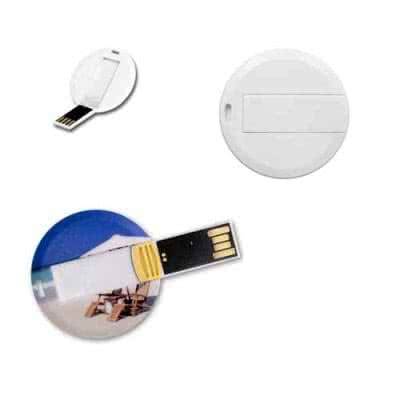 Clé USB carte ronde Chalmin