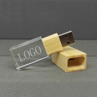 Clé USB en bois et cristal Morrison